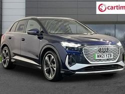 Blue Used 2021 Audi Q4 e-tron Advanced SUV | £20,990