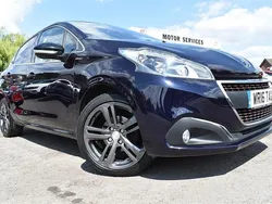 Blue Used 2016 Peugeot 208 GT-line Hatchback | £7,650 (Fair price)