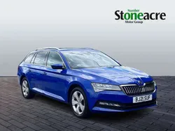 Blue Used 2021 Skoda Superb SE Technology Estate | £18,545 (Fair price)
