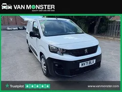 White Used 2021 Peugeot Partner Premium MPV | £10,319 (A bit pricey)