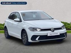 White Used 2023 VW Polo Life Hatchback | £15,227 (Fair price)