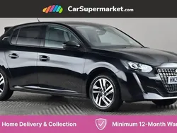 Black Used 2022 Peugeot 208 Allure Premium Hatchback | £14,497 (Fair price)