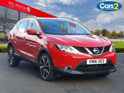 Red Used 2016 Nissan Qashqai Tekna SUV | £10,990 (Good price)