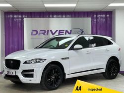 White Used 2018 Jaguar F-Pace R-Sport SUV | £15,750 (Good price)