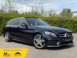 Blue Used 2016 Mercedes C220 AMG Line Premium Plus Estate | £14,495 (A bit pricey)