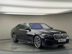 Carbon black Used 2021 BMW 740 M Sport Sedan | £33,900 (Fair price)