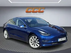 Blue Used 2019 Tesla Model 3 Long Range Sedan | £13,650 (Good price)