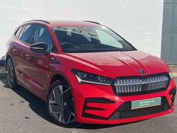 Velvet red metallic Used 2025 Skoda Enyaq iV vRS SUV | £35,980
