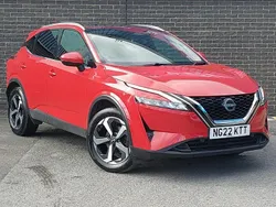 Red Used 2022 Nissan Qashqai N-Connecta SUV | £18,298 (A bit pricey)