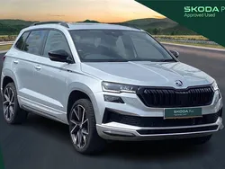 Brilliant silver metallic Used 2023 Skoda Karoq SportLine SUV | £25,963 (Fair price)