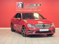 Red Used 2013 Mercedes C220 AMG Sedan | £5,695 (Fair price)
