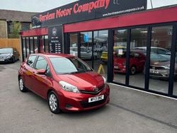 Red Used 2013 Toyota Yaris Hatchback | £5,795 (Fair price)