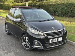 Black Used 2014 Peugeot 108 Allure Hatchback | £3,990 (Fair price)