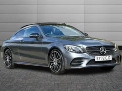 Grey Used 2022 Mercedes C220 AMG line Coupe | £30,850