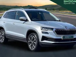 Brilliant silver metallic Used 2024 Skoda Karoq SE L SUV | £25,520 (Fair price)
