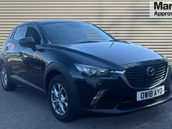 Black Used 2018 Mazda CX-3 SUV | £11,762 (Fair price)