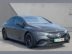 Grey New 2025 Mercedes EQE350 AMG line Sedan | £59,890