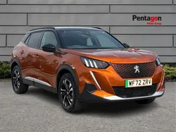 Orange Used 2023 Peugeot e-2008 GTi SUV | £15,895 (Fair price)