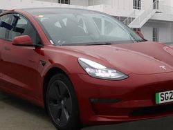 Red Used 2022 Tesla Model 3 Long Range AWD Sedan | £20,099 (A bit pricey)