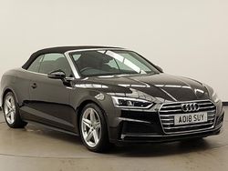 Black Used 2018 Audi A5 Cabriolet S-Line Cabriolet | £14,998 (A bit pricey)