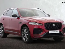 Metallic italian racing red Used 2023 Jaguar F-Pace R-Dynamic SUV | £37,036 (Fair price)