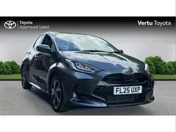 Grey Used 2025 Toyota Yaris Hybrid Design Hatchback | £19,995 (Fair price)