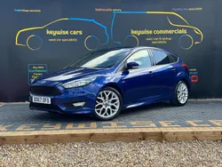 Blue Used 2017 Ford Focus ST-Line X Hatchback | £8,990 (Fair price)