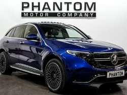 Blue Used 2020 Mercedes EQC400 AMG Line Premium Plus SUV | £29,490 (Fair price)