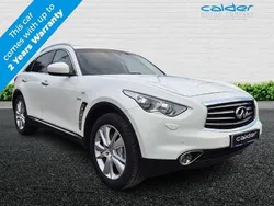 White Used 2014 Infiniti QX70 SUV | £11,450