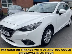 White Used 2016 Mazda 3 Hatchback | £4,595 (Fair price)