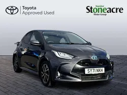 Grey Used 2021 Toyota Yaris Hybrid Design Hatchback | £14,500 (Fair price)