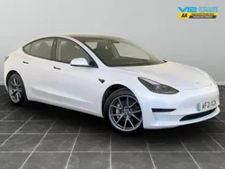 White Used 2021 Tesla Model 3 Long Range Sedan | £13,295 (Good price)