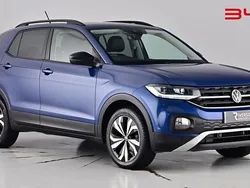 Blue Used 2023 VW T-Cross Black Edition SUV | £17,380 (Fair price)