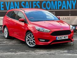 Red Used 2017 Ford Focus ST-Line Estate | £4,544 (Fair price)