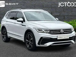 White Used 2022 VW Tiguan Allspace R-line SUV | £33,000 (Fair price)