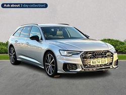 Silver Used 2024 Audi A6 Black Edition Estate | £40,541 (Expensive)