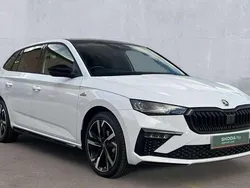White Used 2025 Skoda Scala Monte Carlo Hatchback | £23,950 (Expensive)