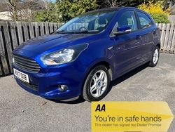 Azure blue Used 2017 Ford Ka Zetec Hatchback | £6,995 (Expensive)