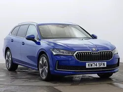 Energy blue Used 2025 Skoda Superb SE L Estate | £31,495 (Expensive)