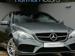 Grey Used 2017 Mercedes E220 AMG line Coupe | £14,995 (Good price)