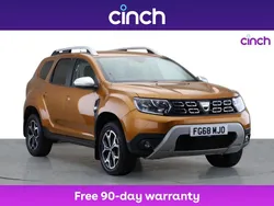 Orange Used 2018 Dacia Duster Prestige SUV | £10,549 (A bit pricey)