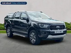 Black Used 2022 Ford Ranger Wildtrack Pickup | £18,369 (Good price)