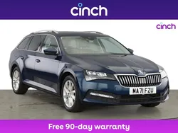 Blue Used 2021 Skoda Superb SE Technology Estate | £17,999 (Fair price)