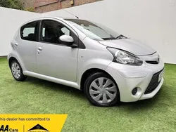 Silver Used 2012 Toyota Aygo Hatchback | £2,495 (Fair price)
