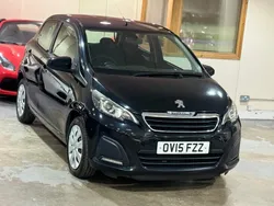 Black Used 2015 Peugeot 108 Active Hatchback | £3,989