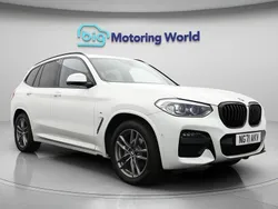 White Used 2021 BMW X3 M Sport SUV | £28,300 (Good price)