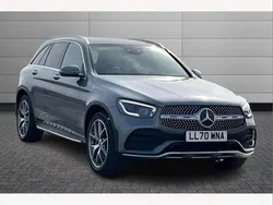 Grey Used 2020 Mercedes GLC300e AMG Line Premium Plus SUV | £32,987 (A bit pricey)