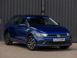 Blue Used 2023 VW Polo Life Hatchback | £18,498 (Fair price)
