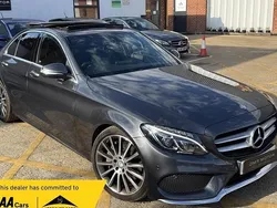 Grey Used 2015 Mercedes C250 AMG Line Premium Plus Sedan | £14,495 (A bit pricey)
