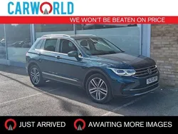 Blue Used 2020 VW Tiguan Elegance SUV | £17,400 (Fair price)